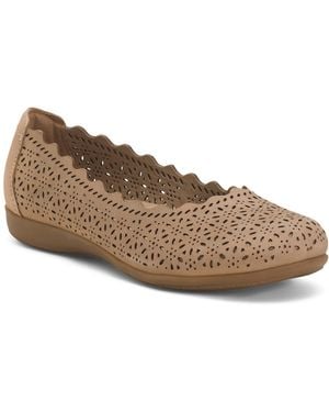 TJ Maxx Suede Bria Flats For - Brown