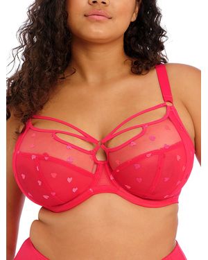 TJ Maxx Full Figure Kim Underwire Plunge Bra For - Red