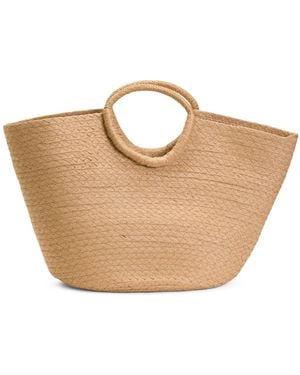 TJ Maxx Ivy Basket Tote For Leather - White