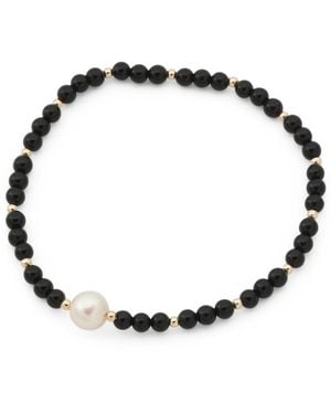 TJ Maxx 14Kt Bead Spinel Bracelet - Black