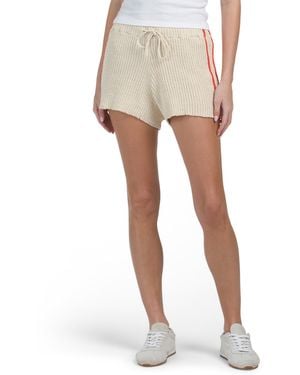 TJ Maxx Summery Nights Shorts For Cotton - White