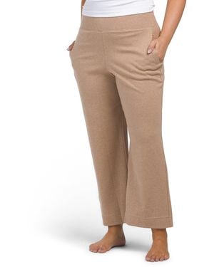 TJ Maxx Airplane Wide Leg Lounge Pants For Cotton - Natural