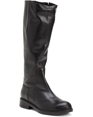 TJ Maxx Leather High Shaft Boots For - Black