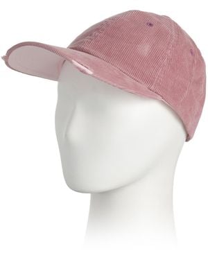 TJ Maxx Distressed Cord Ball Cap For Cotton - Pink