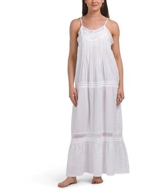 TJ Maxx Cotton Long Nightgown For - Purple