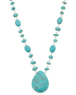 TJ Maxx Beaded Necklace - Blue