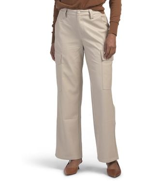 TJ Maxx Montio Pants For Polyester/Leather - Natural