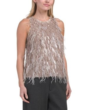 TJ Maxx Silk Blend Top For Polyester - Multicolor
