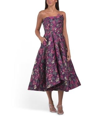 TJ Maxx Carolina Strapless Dress For Nylon/Polyester - Purple