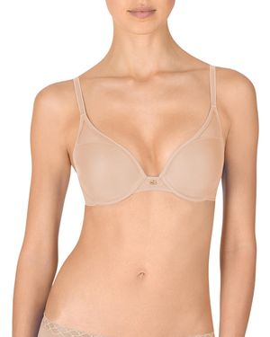 TJ Maxx Full Figure Sheer Contour Undewire Bra For Nylon/Polyester - Natural