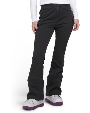 TJ Maxx Lennon Fleece Lined Triple Layer Ski Pants For Polyester - Black