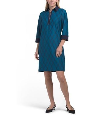 TJ Maxx Connie Mini Dress For Nylon/Spandex - Blue