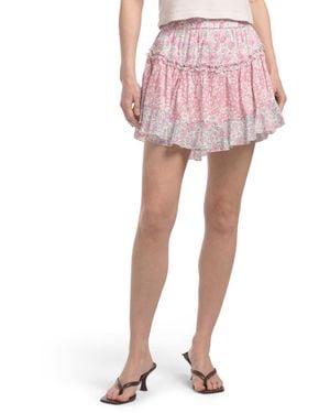 TJ Maxx Bardon Mini Skirt For Cotton - Pink