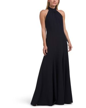 TJ Maxx Elena High Neck Cady Dress For Spandex/Polyester - Black