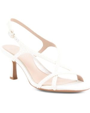 TJ Maxx Truly Pearl Comfort Heels For - Natural