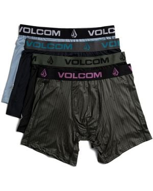 Tj Maxx 4Pk Boxer Briefs For Spandex/Polyester - Gray