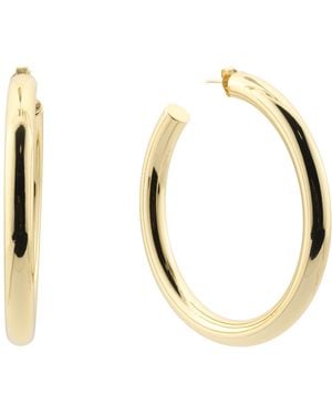 TJ Maxx Plated Brass Small Hoop Earrings - Metallic