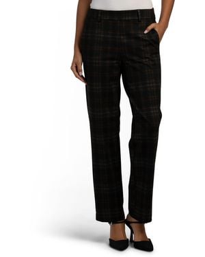 TJ Maxx Knit Straight Leg Pants For Spandex/Polyester/Rayon - Black