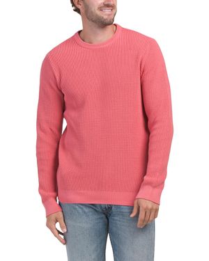 TJ Maxx Carrington Crew Neck Sweater For Cotton - Pink