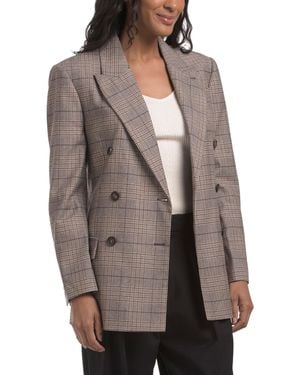 TJ Maxx Wool Blend Jacket, Nylon/Cotton/Wool - Gray