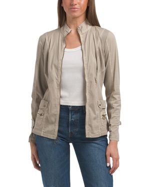 TJ Maxx Wolley Jacket, Spandex/Cotton - Blue