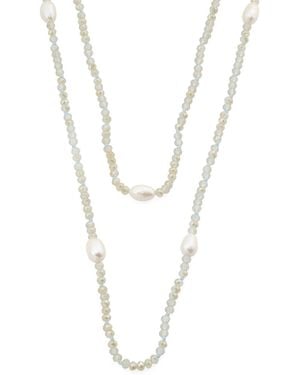 TJ Maxx Freshwater Beaded Necklace - White