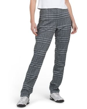 TJ Maxx Moisture Wicking Jacquard Meredith Pants For Nylon/Polyester/Rayon - Blue