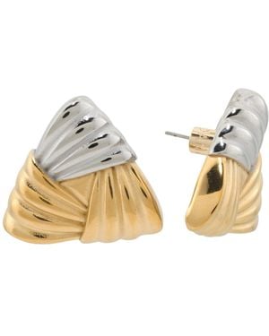 TJ Maxx Triangle Earrings - Metallic
