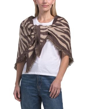 TJ Maxx Mid Weight Triangle Scarf For Polyester - Gray