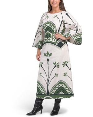 TJ Maxx Camelia Dress For Cotton - White