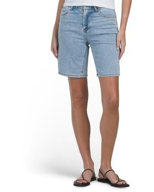 TJ Maxx Cloud Luxe Loose Bermuda Shorts For Cotton/Polyester - Blue