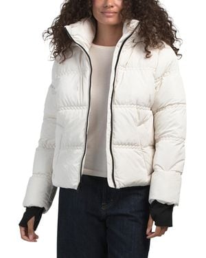 TJ Maxx Remi Puffer Jacket, Spandex/Polyester - White