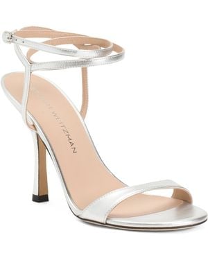 TJ Maxx Nudist Wrap 100 Sandals For Leather - White