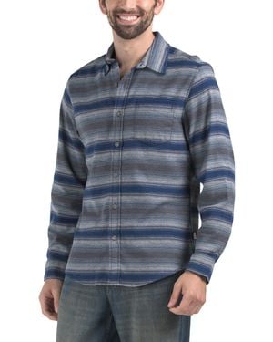 TJ Maxx Flannel Flex Shirt For Spandex/Cotton - Blue