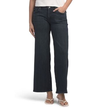 TJ Maxx Mid-Rise Sweet Wide Leg Jeans For Cotton/Polyester - Blue
