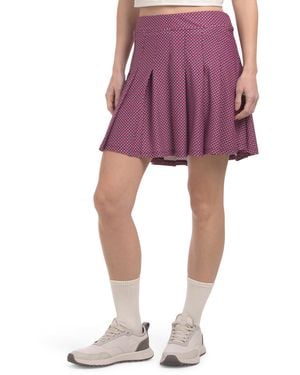 TJ Maxx Pull On Pleated Skort For Spandex/Polyester - Purple