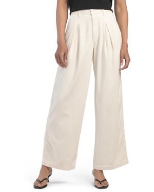 TJ Maxx Mary Slouch Pants For Cotton/Rayon - Natural