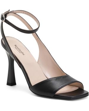 TJ Maxx Leather Heeled Sandals For - Black
