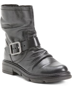 TJ Maxx Leather Holdyn Booties For - Black