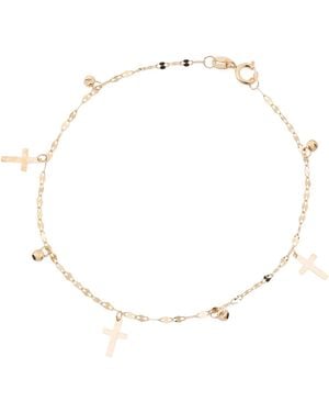 TJ Maxx 14Kt Cross Charms Bracelet - White
