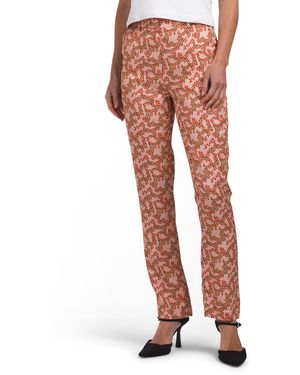 TJ Maxx Rebecca Blossom Pants For Viscose - Red