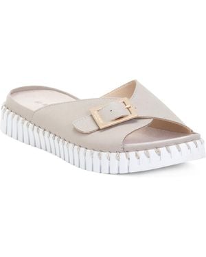 TJ Maxx Tulip One Buckle Sandals For - White