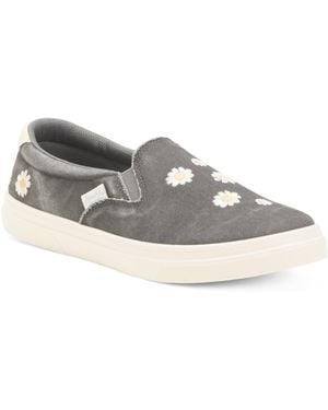 TJ Maxx Havansu Embroidered Slip On Sneakers For - Multicolor