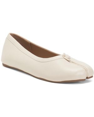 TJ Maxx Maki Tabi Flats For Leather - White