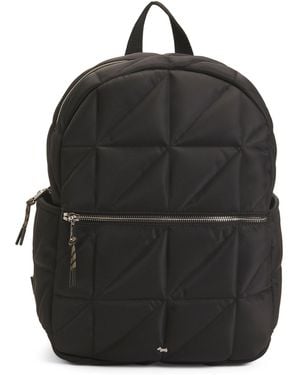 TJ Maxx Danesfield Mews Responsible Large Zip Top Backpack For Leather - Black