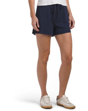 TJ Maxx Sudie Shorts With Drawstring Waist For Cotton/Polyester/Rayon - Blue