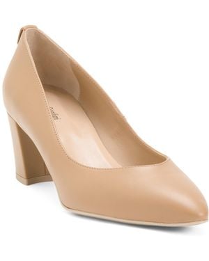 TJ Maxx Leather Pumps For - Natural