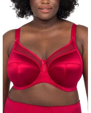TJ Maxx Full Figure Keira Underwire Bra For Polyester - Red