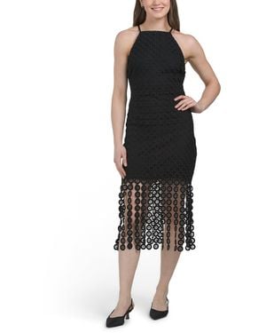 TJ Maxx Zariah Midi Dress For Spandex/Polyester/Rayon - Black