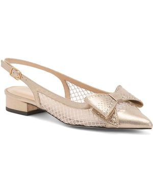TJ Maxx Bow Slingback Flats For - Pink